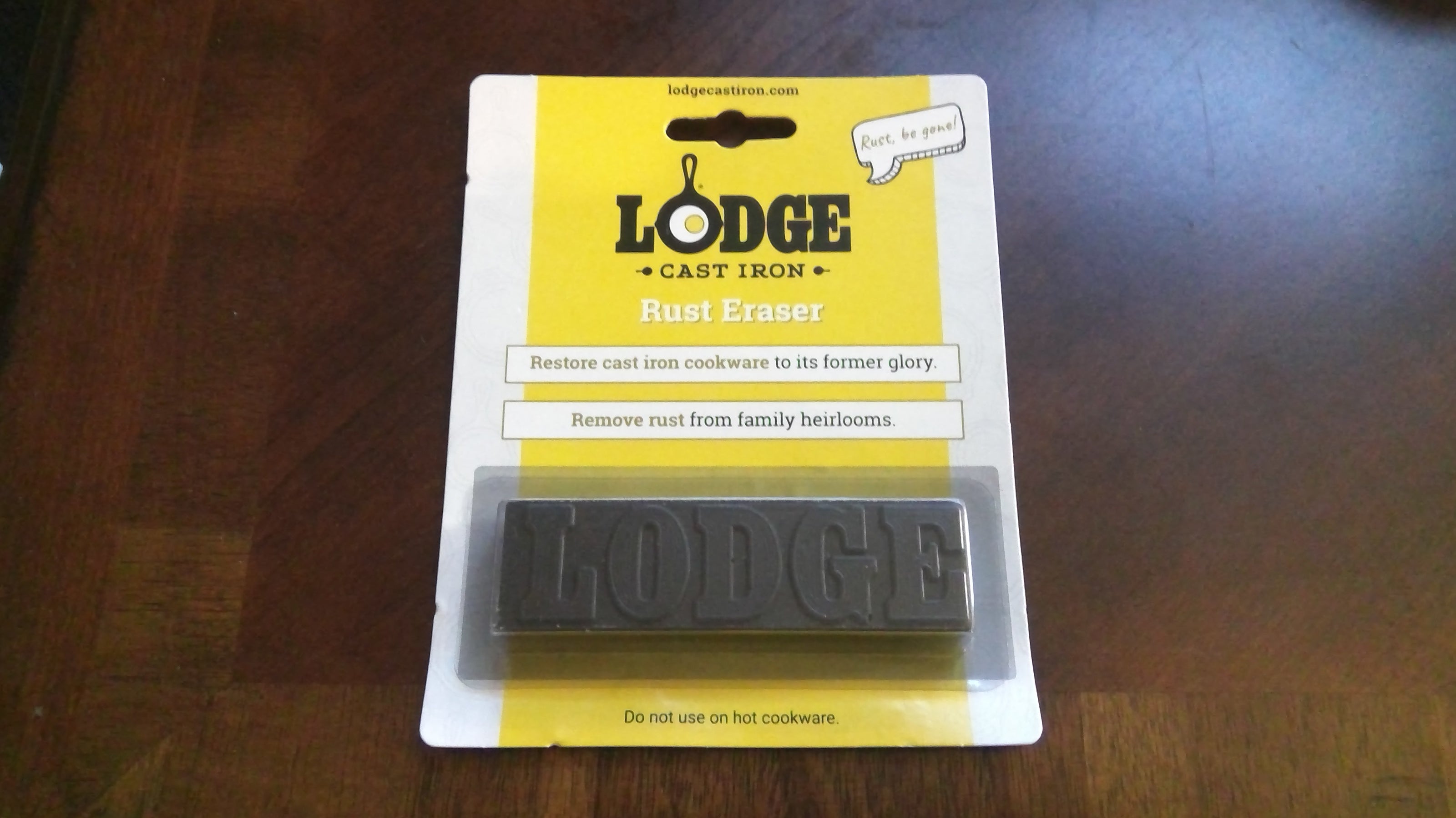 How To Get Rust Off Cast Iron With The Lodge Rust Eraser 